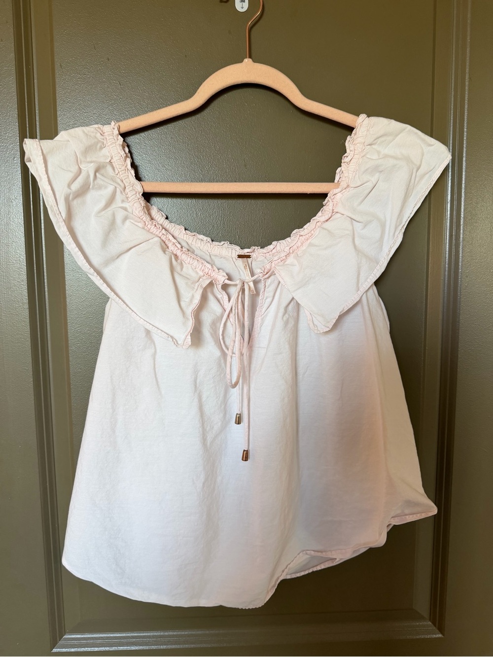 Free People Pale Pink Blouse
